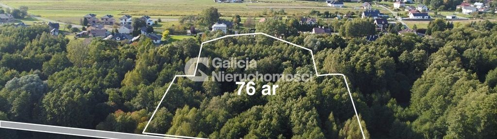Działka wśród drzew, niedaleko rzeszowa
