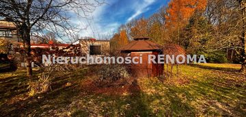 Działka budowlana 2414 m² z domkiem letniskowym –