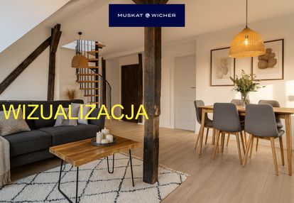 Klimatyczne dwupoziomowe mieszkanie w kamienicy.