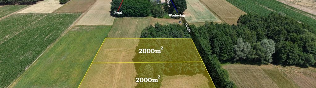 Działka 2000 m2 z mpzp w ślepowronach
