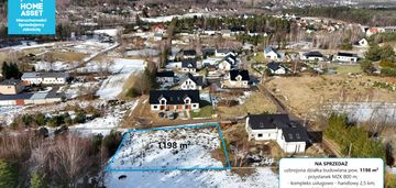 Działka gotowa do zabudowy, uzbrojona z projektem