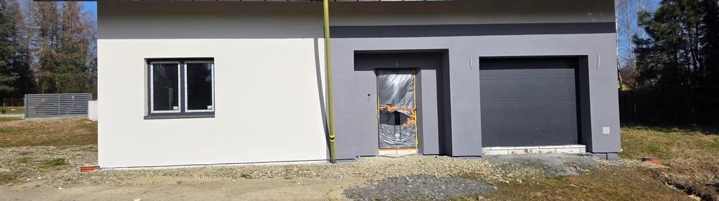 Nowoczesny dom w stanie deweloperskim|120,5 m²|działka 959 m² | kaczyce