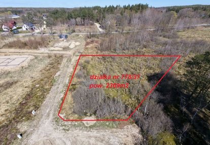 Leśniewo 2369m2 wz z 2024r przy lesie i szkole