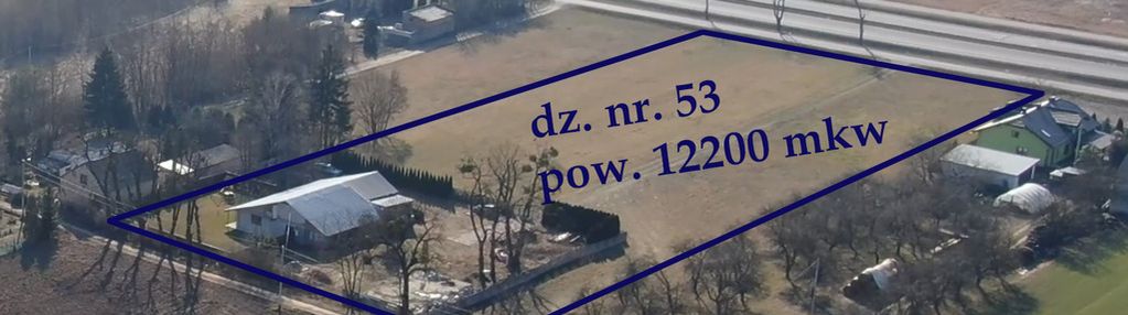 Działka siedliskowa blisko s7 z budynkiem