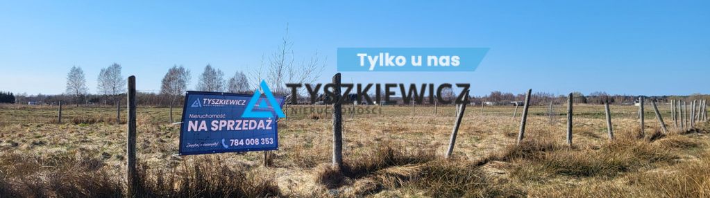 Zielone działki w nadmorskiej miejscowości