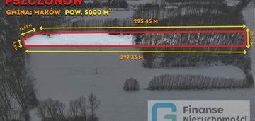 Działka rolno-budowlana 5000 m² | pszczonów