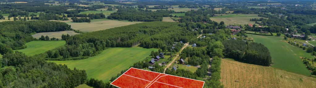 5 działek rekreacyjnych na kaszubach- małe liniewo