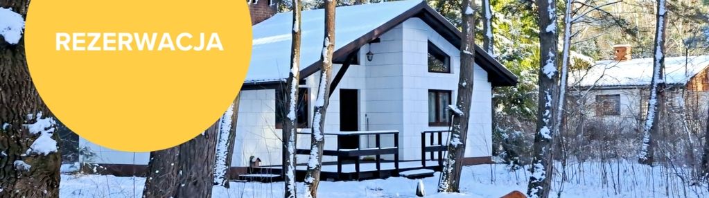 Dom z kominkiem przy lesie na działce 1100m2