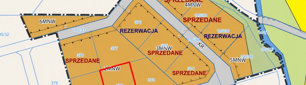 Działka budowlana mpzp | 1575 m2 | trzcielin
