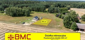 Działka letniskowa  841m2 park krajobrazowy