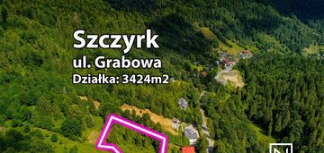 Działka szczyrk | budowlana | 34a powierzchni