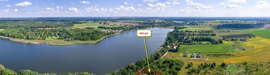 Działka z widokiem na jezioro marianowskie