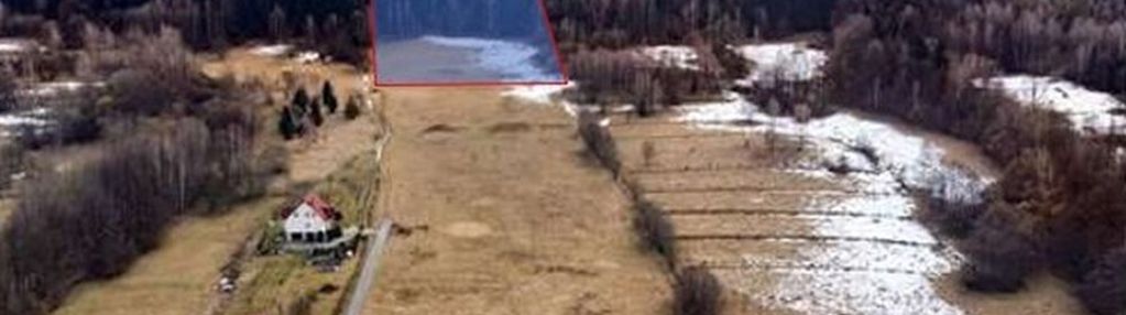 Duża działka 30 arów z 2 ha prywatnego lasu