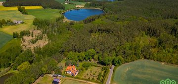 Willa nad jeziorami byszewskimi działka 1,2 ha