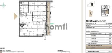 3-pokojowe mieszkanie na 9 piętrze -53m2