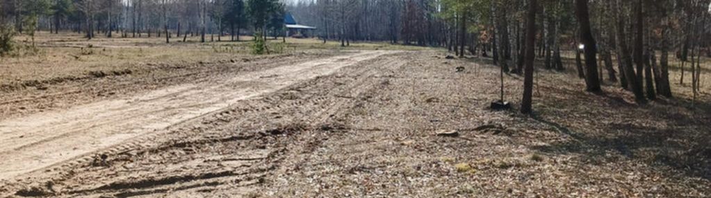 Działka budowlana przy lesie leontyna