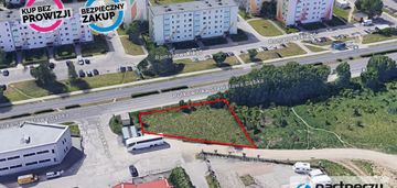 Działka usługowa w świetnej lokalizacji przy dąbka