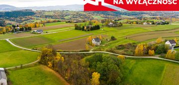 Działka budowlana bobowa widokowa !