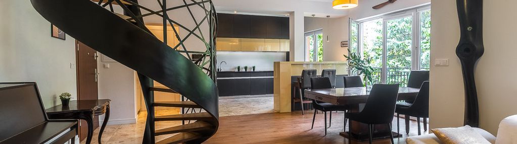 Dwupoziomowy apartament 110 m², taras 60 m² bałuty