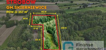Działka budowlana z częścią rolno-leśną