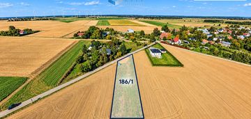 Działka budowlana 1245 m² | mpzp | media | asfalt