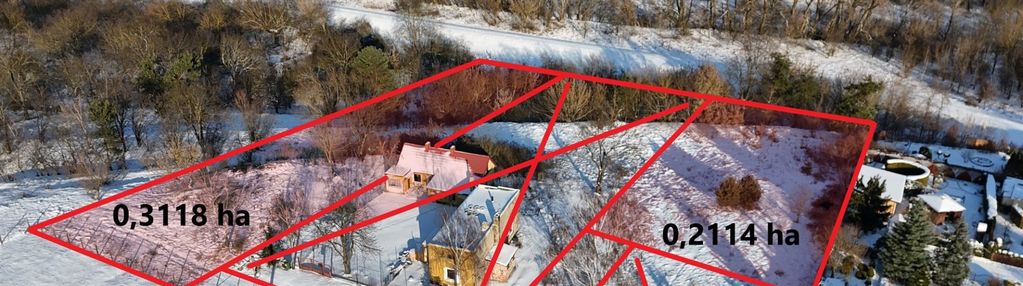 Działka budowlana 2114 m2 z widokiem na wisłę!