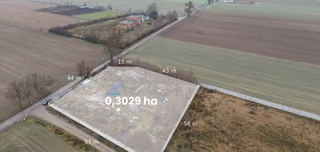 Działka pod warsztat z koncepcją hali