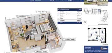 Funkcjonalne mieszkanie z windą z 3 pokojami m-28