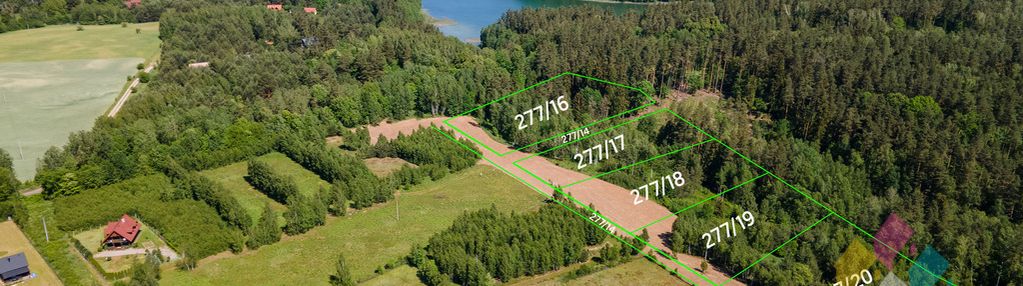 Atrakcyjna działka przy lesie w pobliżu jezioro