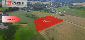 Działka 3500 m² w skrzydłowie, z warunkami zabudow