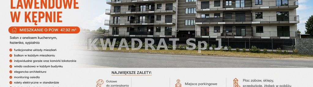 Os. lawendowe - mieszkanie o pow. 47,92 m2 kępno
