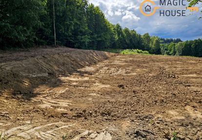 Działka budowlana 2966 m² – linia brzegowa lasu