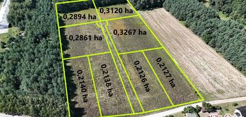 Działka rolna w wygodzie w otulinie lasu