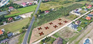 6468 m2: 6 działek 2 drogi