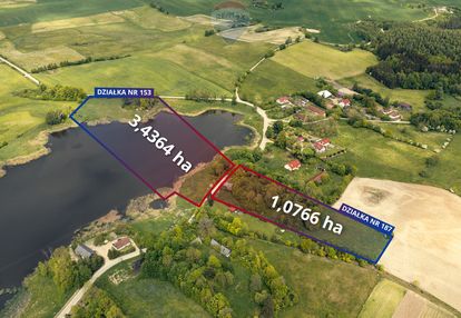 Działka budowlana z linią brzegową! mazury