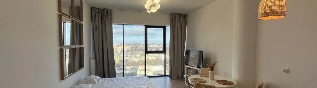 Hanza tower apartament na 21 piętrze widok basen