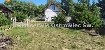 Działka o pow.584m2 oraz domek wielosezonowy 25m2