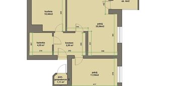 Mieszkanie 2 pokoje 52 m2 ul. morcinka