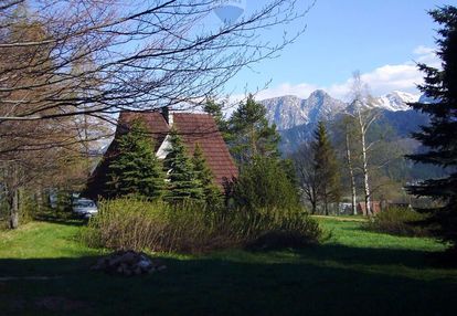 Regionalny dom z widokiem na giewont