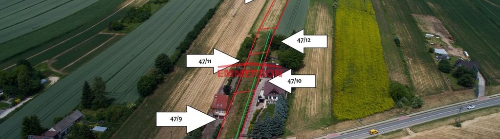 Podzielone działki, z dojazdem, 4 segmenty