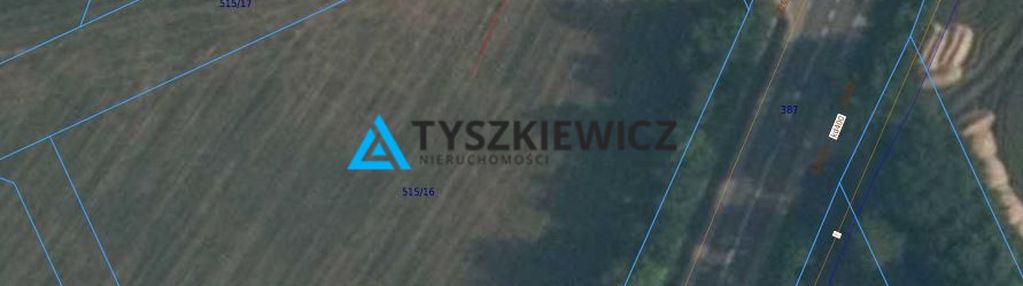 Działka rolna przy drodze asfaltowej