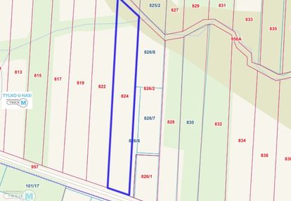 Działka budowlana, piękny krajobraz masłów