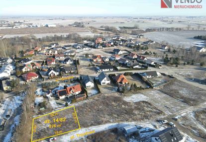 Działka budowlana 825 m² – pobiedziska