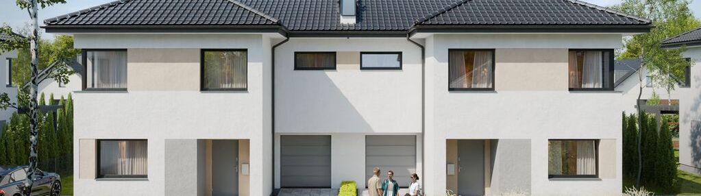 Nowoczesny dom bliźniak w łazach 1_1b