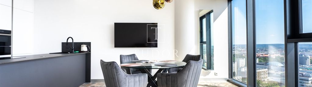 Hanza tower, 22 piętro, piękny widok