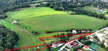Jasień,  działka 81 ar z wz na 9 domów!