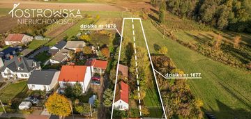 Mały zielony domek/domek gospodarczy/ duża działka