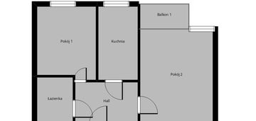 2 pokoje  | 1 piętro | balkon