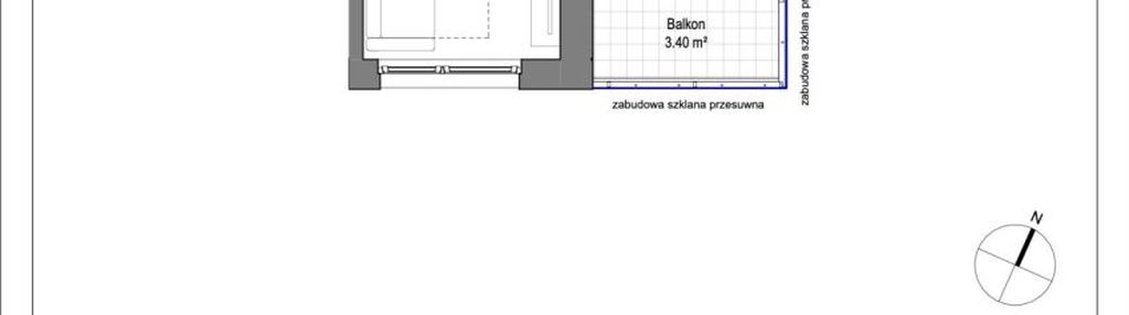 Kawalerka smart home z balkonem, gdańsk zaspa