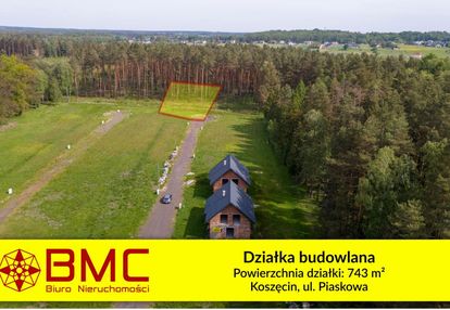 Działka budowlana otoczona lasem koszęcin 743m2